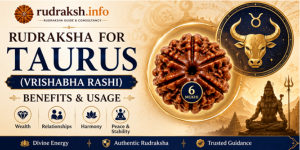 Rudraksha for Taurus (Vrishabha Rashi): Benefits, Significance, and How to Wear It