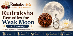 Rudraksha Remedies for Weak Moon in Horoscope | Best Rudraksha for Chandra Dosha