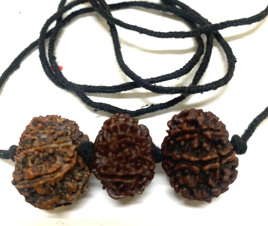 Mahakali Rudraksh Pendant | 11 Mukhi, 9 Mukhi & 7 Mukhi for Protection